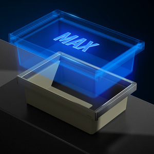 Clothing Organizer Pull Out Drawer <b>Storage</b> Basket Adjustable Rectangle Standing Type WS4119S - Product Image 1