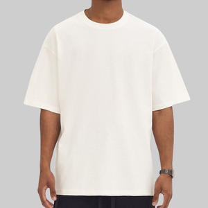 Camiseta de Diseñador Premium 100% Algodón, Cuello Redondo, Tallas Grandes, Camisetas Lisas para Hombre, Camiseta Oversize para Hombre - Product Image 2