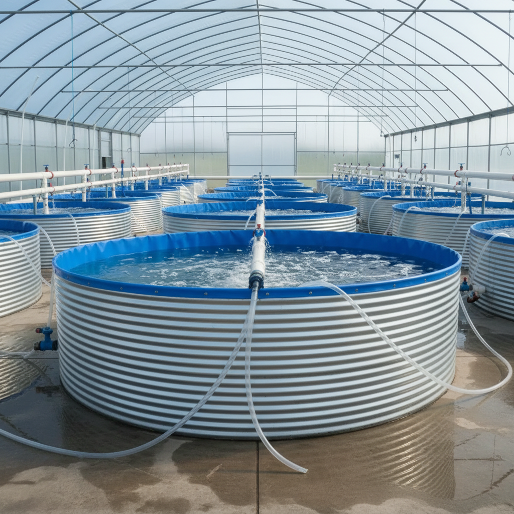 水産養殖のニーズに応える信頼性の高い円形の水産養殖タンクで効率を最大化