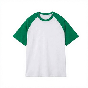 เสื้อยืดคอกลมฮิปฮอปผ้าฝ้าย 100% สีตัดกัน เสื้อยืดแร็กแลนโปโล เสื้อยืดสตรีทแวร์สำหรับผู้ชายและผู้หญิง - Product Image 1