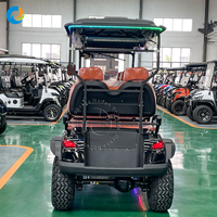 Voiturette de golf électrique chinoise Robetaa abordable 6 places 72V au lithium, personnalisable et confortable