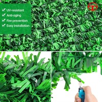 Clôtures en gazon artificiel PVC de haute qualité avec protection anti-UV pour les maisons - Fabriquées dans des usines chinoises, résistantes à la décoloration