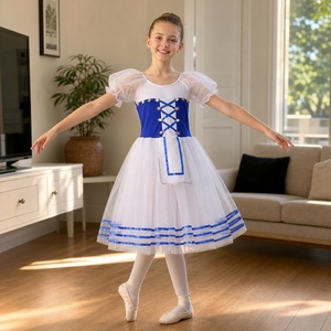 Tutù di balletto per <span class=keywords><strong>bambina</strong></span> in Costume <span class=keywords><strong>da</strong></span> <span class=keywords><strong>ballo</strong></span> lungo Ballerina per lo spettacolo del lago del cigno per i bambini - Product Image 1