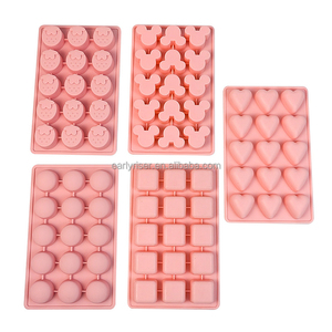 Early Riser 6 Cavidad Muchas formas Molde <span class=keywords><strong>de</strong></span> silicona para jabón Velas perfumadas Molduras Herramientas para pasteles para Chocolate Bandeja <span class=keywords><strong>de</strong></span> hielo Fabricación <span class=keywords><strong>de</strong></span> gelatina - Product Image 4