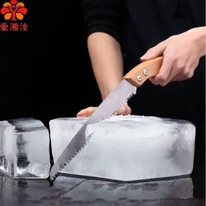 Grandi Seghe Seghettate per Ghiaccio Duro, Divisori Professionali per Ghiaccio, Lame per Taglio Ghiaccio in Acciaio Inossidabile, Utensili da Taglio per Bar, Prodotti in Cina Continentale - Product Image 2