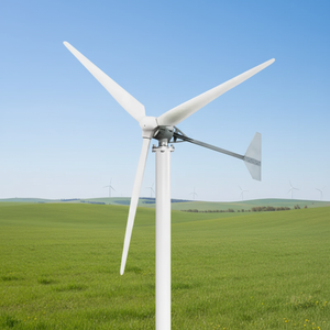 Générateur éolien horizontal à aimants permanents JINSUN 10KW, modèle G, triphasé 120V/220V/240V, hybride solaire domestique, diamètre du rotor 3800mm - Product Image 1