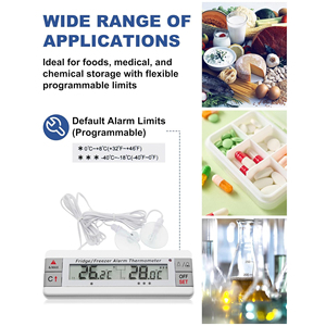AMT-113 Haccp Tủ Lạnh/Tủ Đông Báo Động Nhiệt Kế Nhiệt Độ Cụ Cho Theo Dõi Và Cảnh Báo - Product Image 5