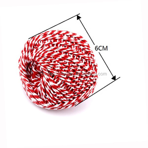 OKAY Vente en gros de ficelle en coton rayée de 1,5 mm et 2 mm sur <span class=keywords><strong>bobine</strong></span> pour emballage cadeau, pâtisserie, artisanat et décoration de fêtes - Product Image 6