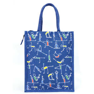 Bolsas de Yute con Asas Tejidas, Bolsas de Mano Modernas - Product Image 4