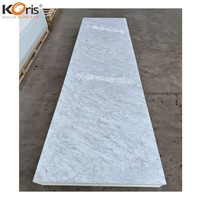 1. Planche de comptoir de bar et de table de restaurant moderne en pierre artificielle à surface acrylique découpée sur mesure, épaisseur variable