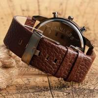 Vente Directe Fabricants – Nouvelle Montre Tendance à Quartz pour Homme avec Grand Cadran