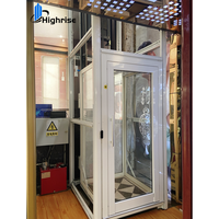 Ascenseur hydraulique/de traction pour villa de 2 à 6 étages, 200 kg, 400 kg, intérieur/extérieur, ascenseur résidentiel pour passagers pour bâtiment