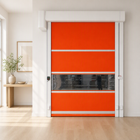 Porte rapide industrielle en PVC sur mesure, porte automatique à action rapide, porte enroulable pour usine, atelier, salle blanche