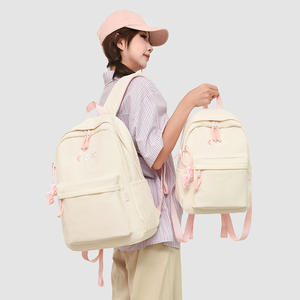 Mochila escolar de estilo universitario de gran capacidad, nuevo estilo <span class=keywords><strong>2025</strong></span>, diseño Simple a la moda, cremallera impermeable para escuela secundaria - Product Image 1