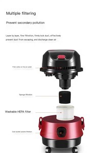 <b>Drum</b> Type Wet & Dry Vacuum Cleaner for Car Household with Blow Suction Accessories Garage Hotel Use - Product Image 3