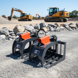 Pinza per Roccia Universale per Skid Steer, 72 Pollici, Apertura Mascella 36 Pollici, Spaziatura Denti 6 Pollici, Capacità 2500 Libbre, TMG-SG72 - Product Image 2