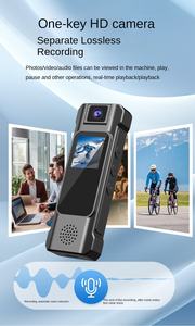 Cámara Deportiva de Acción HD Automática con Luz de Relleno para Baja Luminosidad, Seguimiento en Exteriores, Mini Cámara Corporal de Doble Lente para Grabar en Insta y YouTube - Product Image 2