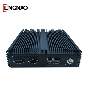Безвентиляторная Встроенная система Intel CPU DDR4 RAM SSD Dual LAN несколько портов USB широкое напряжение 9-36 В HD выход стабильный мини-ПК - Product Image 2