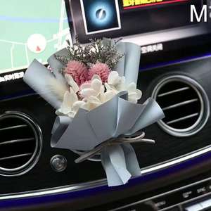 Venta al por mayor Car Vent <span class=keywords><strong>Airfresh</strong></span> clip Mini Real Natural flores secas ramo para coche boda fiesta decoración del hogar Día del maestro - Product Image 4