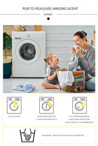 Commercio all'ingrosso all'ingrosso colorato lavanderia abbigliamento fragranza perline particelle fragranza Booster bucato profumo tessuto <span class=keywords><strong>ammorbidente</strong></span> perline - Product Image 6