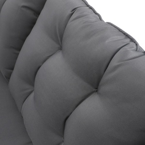 Outdoor <strong>Corner</strong> <strong>Rattan</strong> Lounge <strong>Set</strong> Chaise Lounge Sofa Bed Padded Outdoor Sofa <strong>Set</strong> With Cushion - Product Image 4