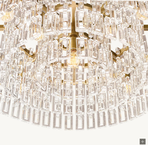 Lustre rond Marignan en cristal CO, personnalisable, de luxe, moderne, pour salle à manger, lampe en cristal, best-seller - Product Image 4