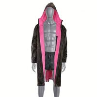 Poncho de surf imperméable à capuche camouflage pour hommes et enfants, avec logo personnalisé, idéal pour la natation et le surf en extérieur