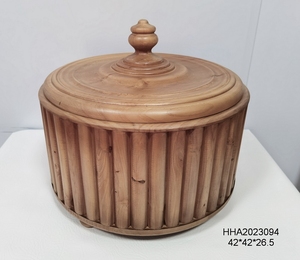 Nouvelle Arrivée Boîte de Rangement Artisanale en Bois Multifonctionnelle avec Couvercle, Style Ferme, pour Décoration Intérieure - Product Image 3