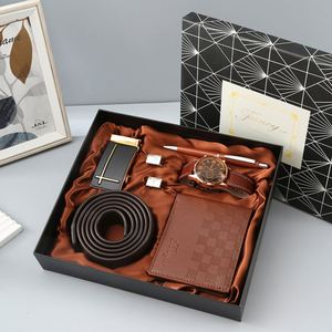 Ensemble cadeau d'affaires pour hommes - Portefeuille, ceinture et montre de qualité supérieure avec boîte cadeau, idéal pour une surprise pour la fête des pères - Product Image 6