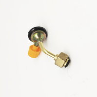 Adaptador de cilindro de Gas LPG para acampar al aire libre, conector convertidor de horno de tipo dividido, adaptador de propano para estufa de butano