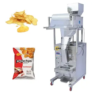 Automatic Vertical Biscuit Film Wrapping Nitrogen Flushing Tomato Chips Packing Machine For Small Business