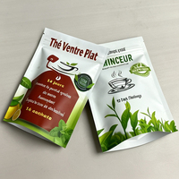 Échantillons Gratuits, Impression Personnalisée, Sachet Refermable Anti-Odeur, Pochette Ziplock Autoportante, Sachet d'Emballage pour Tisanes