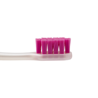 Brosse à dents manuelle pour adultes avec manche en plastique de haute qualité, poils moyens, nettoyage en profondeur, pour pack familial, vente en gros