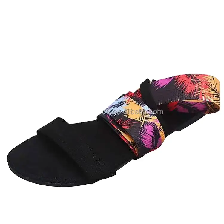 BOBOYU летние 2022 замшевые сандалии на плоской подошве женские шикарные богемные стильные туфли на шнуровке на плоской подошве Модные Повседневные тапочки большого размера