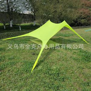 Outdoor Beach Tarpaulin 300x300x200mm Square Manual Setup Ventilated Sunshade For <b>Camping</b> Fishing - Product Image 2