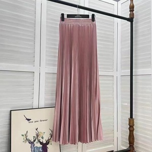 <span class=keywords><strong>Jupe</strong></span> <span class=keywords><strong>longue</strong></span> <span class=keywords><strong>plissée</strong></span> taille haute 2026 pour femme, taille élastique, polyvalente, amincissante, élégante, couleur unie, haut de gamme - Product Image 3