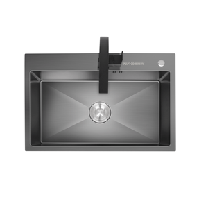 Fournisseur d'évier de <span class=keywords><strong>cuisine</strong></span> noir montage supérieur fait à la main ss évier de <span class=keywords><strong>cuisine</strong></span> meubles en acier inoxydable - Product Image 3