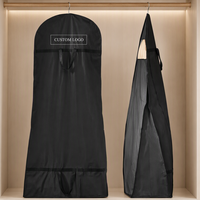Housse de rangement anti-poussière personnalisée avec logo pour robes longues, robes de mariée, sac de protection pour robes de mariée pour les boutiques de robes de mariée