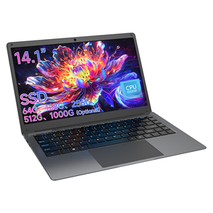 Nuevo Portátil Empresarial de 14.1 Pulgadas con Teclado en Inglés, Doble Núcleo a 1.1GHz, Pantalla TN, 512GB SSD, Gráficos HD 10/11, USB3.0, Procesador N3350 - Product Image 1
