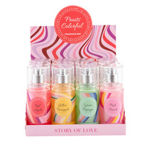 Set de Spray Corporal Humectante y Aclarante de 88 ml, Sin Perfume, con Aroma Frutal de Larga Duración, para el Cuidado Diario de la Piel de la Mujer