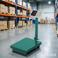 500KG/200G Digital Electronic Platform Balance Scale Livestock Scale Weighing Scales
