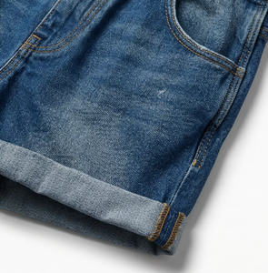 Combinaison en jean pour <span class=keywords><strong>femme</strong></span> Wangsheng 2026, ample, taille mi-haute, multi-poches, bretelles, formelle, été, lavée, unie, en bambou - Product Image 4