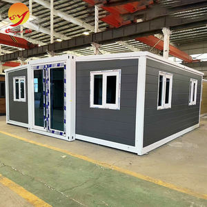 Vente flash : maison conteneur pliable en acier extensible de 20 pieds |   Villa préfabriquée moderne à 2 chambres pour usage <span class=keywords><strong>commercial</strong></span> - Product Image 1