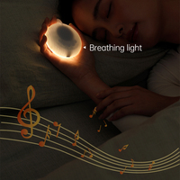 Nouvelle machine à bruit blanc miniature en plastique avec veilleuse LED et sons naturels pour la relaxation du sommeil des bébés et des adultes