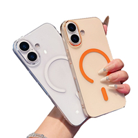 Coque de protection magnétique minimaliste avec grande ouverture pour appareil photo pour iPhone 18 Pro Max, compatible avec les coques de téléphone iPhone 17, 16, 15, 14, 13