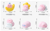 Mini figurine de jardin 3D pour enfants, mignon, motif étoile lune et nuage, oreiller, cochon endormi, animaux, sac aveugle, capsule, petits jouets en résine