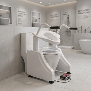 Sollevatore Elettrico Sicuro per WC <span class=keywords><strong>con</strong></span> Ammortizzazione e Protezione da Sovraccarico per Persone <span class=keywords><strong>con</strong></span> Mobilità Ridotta - Product Image 5