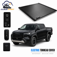 Bâche rigide enroulable pour benne de camion, fixation sans perçage, pour Toyota Tacoma 2016-2023, Jeep Gladiator 2020-2024, Chevrolet Pickup