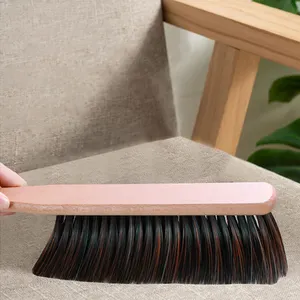 Wooden Handle <strong>Brush</strong> with Soft Bristles <strong>Hand</strong> Broom for Household Cleaning and Dusting Bed Cleans - Product Image 2