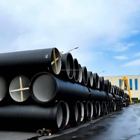 Tuyau en fonte ductile de haute qualité ISO 2531 EN 545 Classe K9 C40 C30 C25, approvisionnement direct usine, stock important, diamètres 100mm 300mm 500mm 600mm